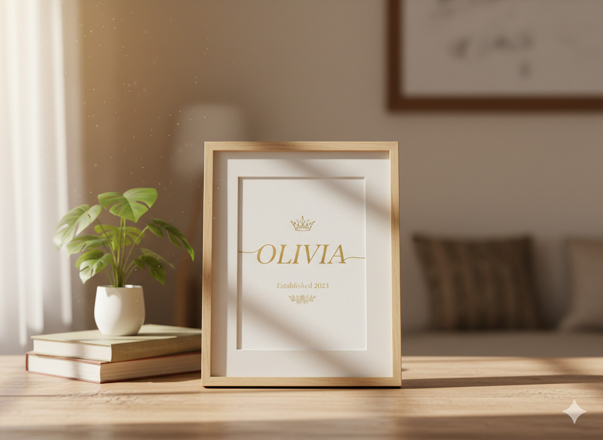 Personalised name print